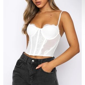 NEW! White Corset Top